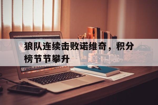 关于狼队连续击败诺维奇，积分榜节节攀升的信息